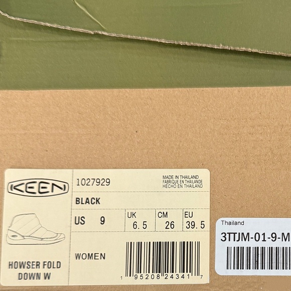 Keen Howser Fold Down Boots - NEW Womens Size 9 Black - #48605-CL2 - Picture 6 of 6